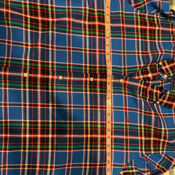 Polo Ralph Lauren Men's Classic Fit Multi Plaid Flannel Long Sleeve Shirt Sz XXL - Picture 11 of 11